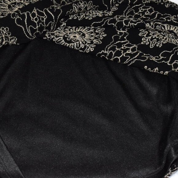 Altar'd State Long Sleeve Boho Thread Stitch Black Print Shirt Mini Dres… - Picture 8 of 12
